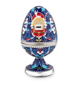 Яйцо-шкатулка «Щелкунчик» из меди 46249