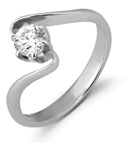Кольцо с бриллиантом 59007