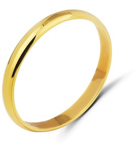 Обручальное кольцо из желтого золота 94375