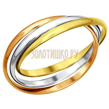 Тройное кольцо «Trinity» 011069