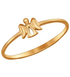Кольцо-ангел из золота 017182