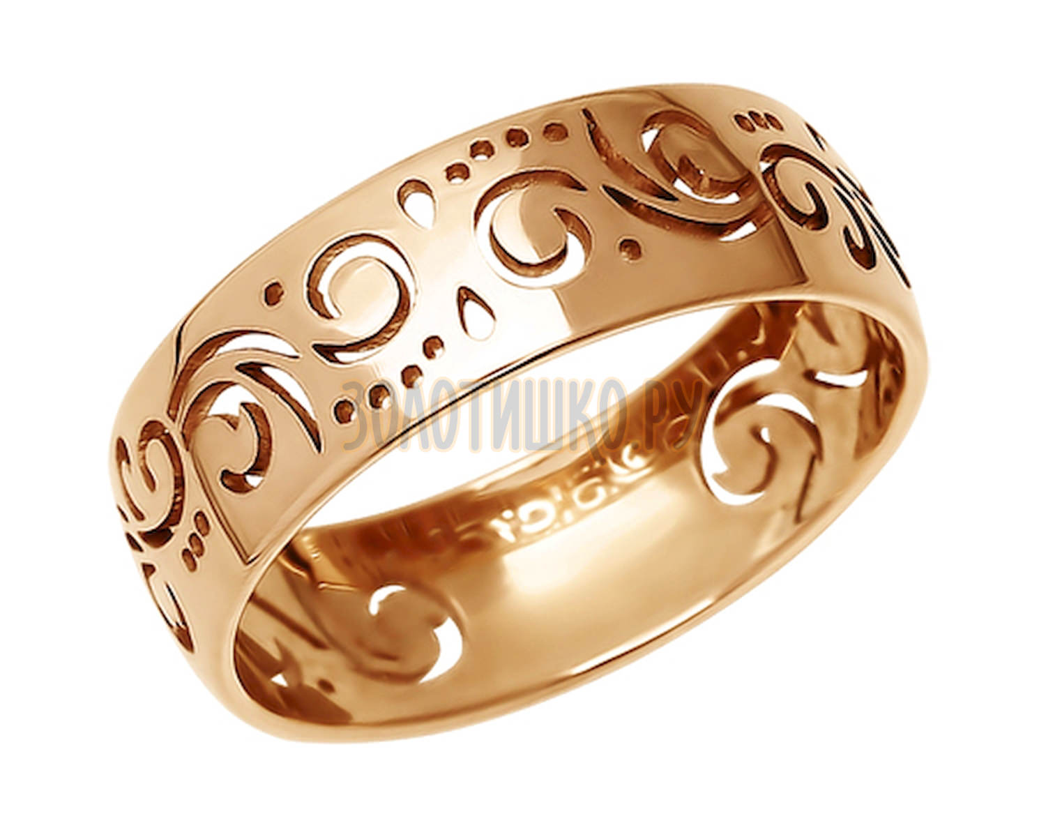 110099 - Ажурное обручальное кольцо - SOKOLOV - купить в интернет-магазине Золотишко.ру