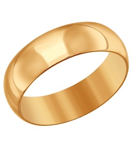 Обручальное кольцо из золота 110180