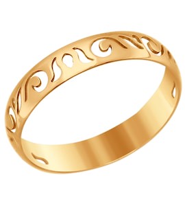 Обручальное кольцо из золота 110184