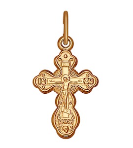 Крест из золота 121261