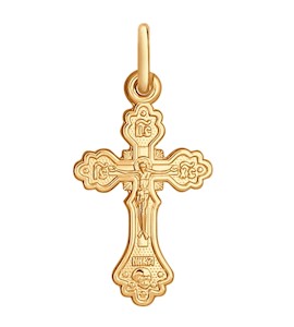 Крест из золота 121290