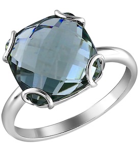 Серебряное кольцо с кварцем 92010692
