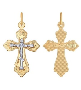 Крест из золота 121212-4