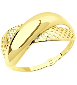 Кольцо из желтого золота 017701-2