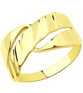 Кольцо из желтого золота 018706-2