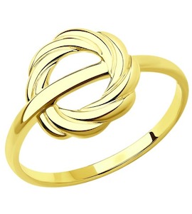 Кольцо из желтого золота 018854-2