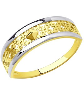 Кольцо из желтого золота 018929-2