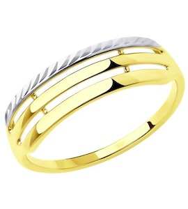 Кольцо из желтого золота 018343-2
