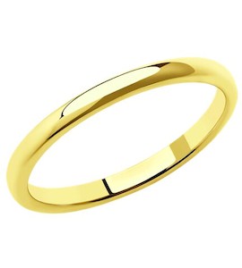 Кольцо из желтого золота 018711-2