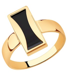 Кольцо из золота с наношпинелью 018792