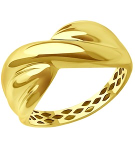 Кольцо из желтого золота 019184-2