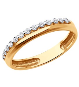 Кольцо из золота с бриллиантами 51-211-02226-1