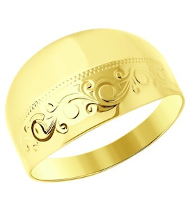 Кольцо из желтого золота 53-110-00244-7
