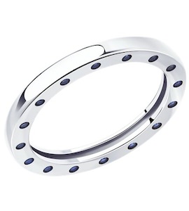 Кольцо из серебра с фианитами 94-110-02029-1