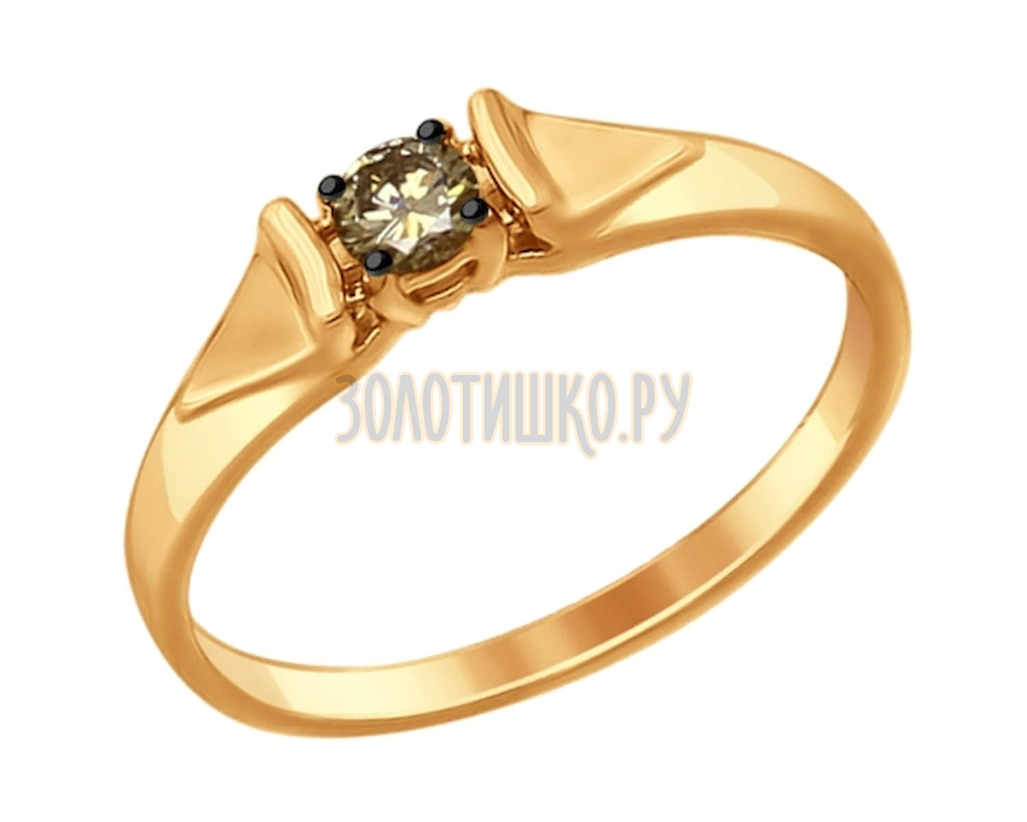 Соколов проба золота. Кольцо с коньячными бриллиантами Соколов. Алькор золотое кольцо с коньячными бриллиантами.