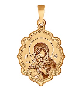 Иконка Владимирская икона Божией Матери 102979