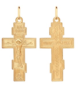 Крест из золота 120117