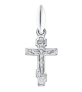 Серебряный православный крест 94120018