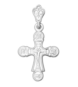 Крест из серебра 94120089