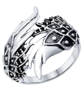 Серебряное кольцо 95010096