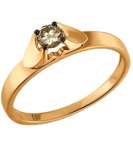 Кольцо из красного золота 1011635