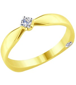 Кольцо из желтого золота 1011664-2