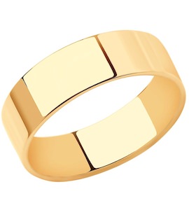 Кольцо из красного золота 110225