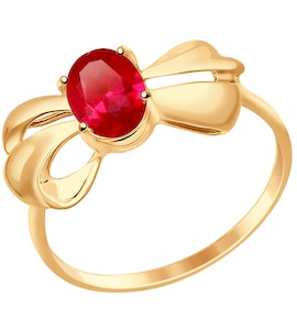 Кольцо из красного золота 37714705