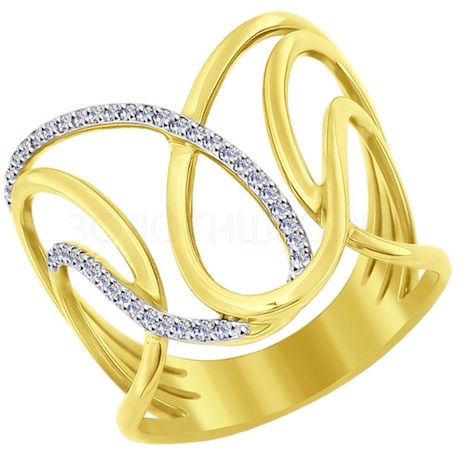 Кольцо из желтого золота 017030-2