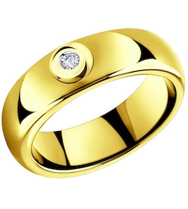 Кольцо из желтого золота 6015084