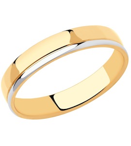 Кольцо из комбинированного золота 110232