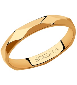 Обручальное кольцо из золота 111002-01