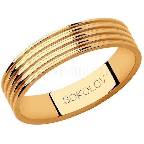 Обручальное кольцо из золота 111003-01