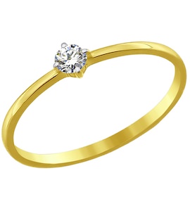 Кольцо из желтого золота 016891-2