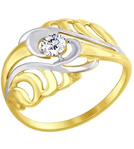 Кольцо из желтого золота 017446-2