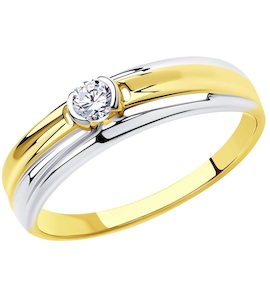 Кольцо из желтого золота 018335-2