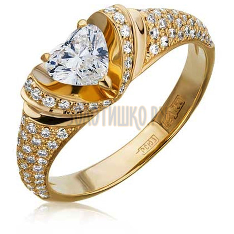 Золотое кольцо с бриллиантами 1_02645